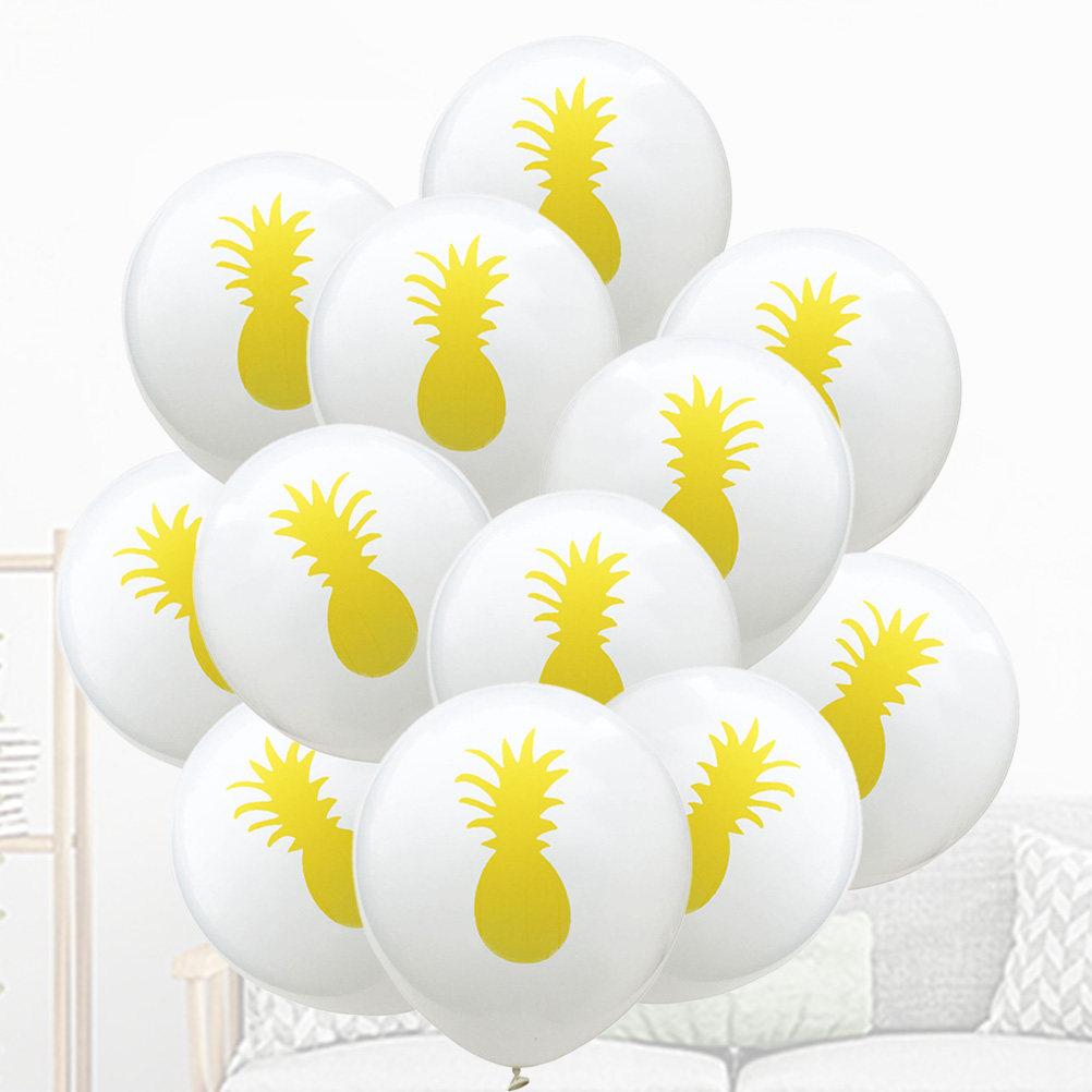 10Pcs 12Inch Flamingo Balloon Set Latex Party Decoration Balloons for Wedding Birthday Hawaii Luau Summer Festival Holiday