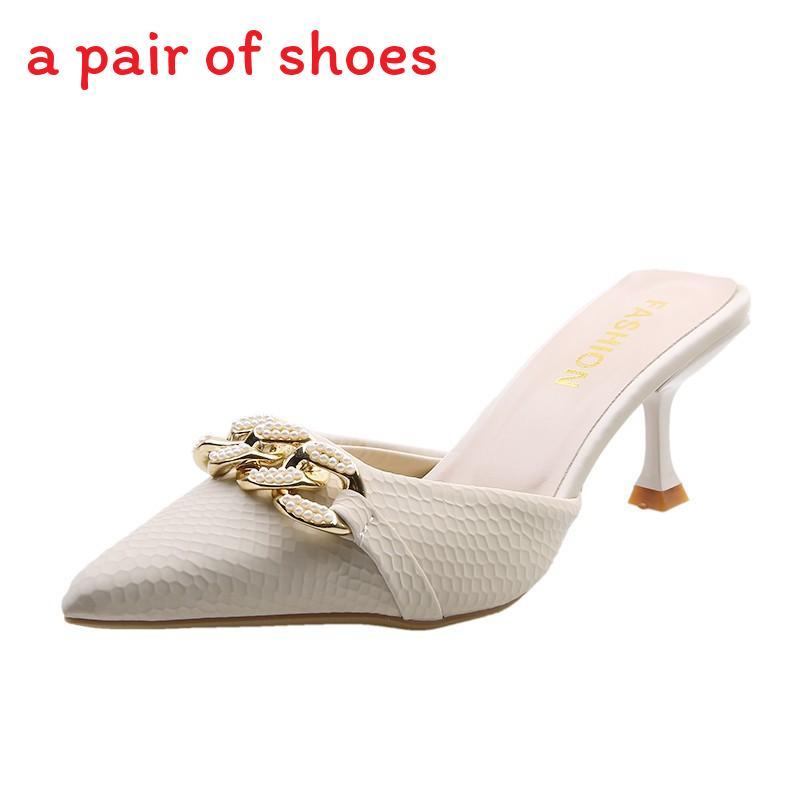 Summer Womens Mules With Rubber Sole And Pu Insole For Casual Outfits