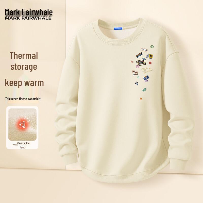 Mark Fairwhale Men's Fleece-Lined Crew Neck Sweatshirt