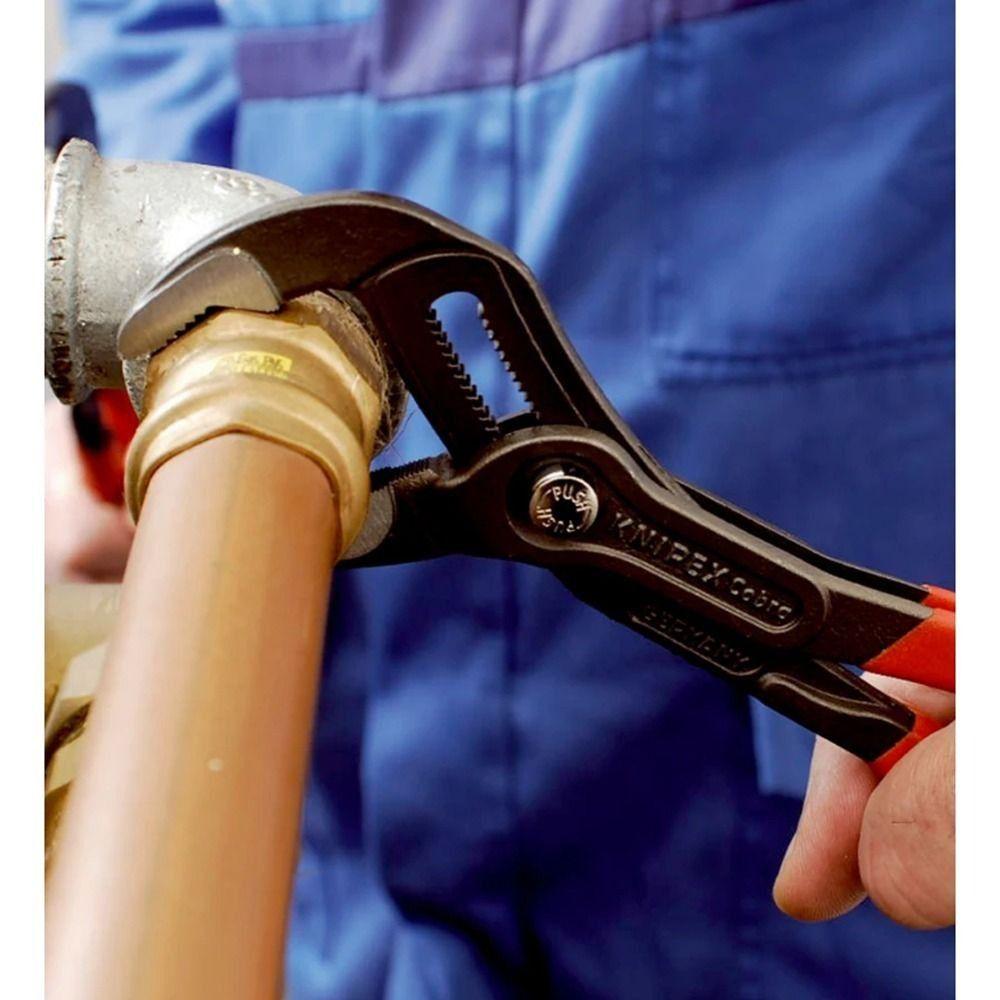Large Opening Water Pipe Clamp Pliers Adjustable Groove Joint Pipe Pliers  Household Hand Tools