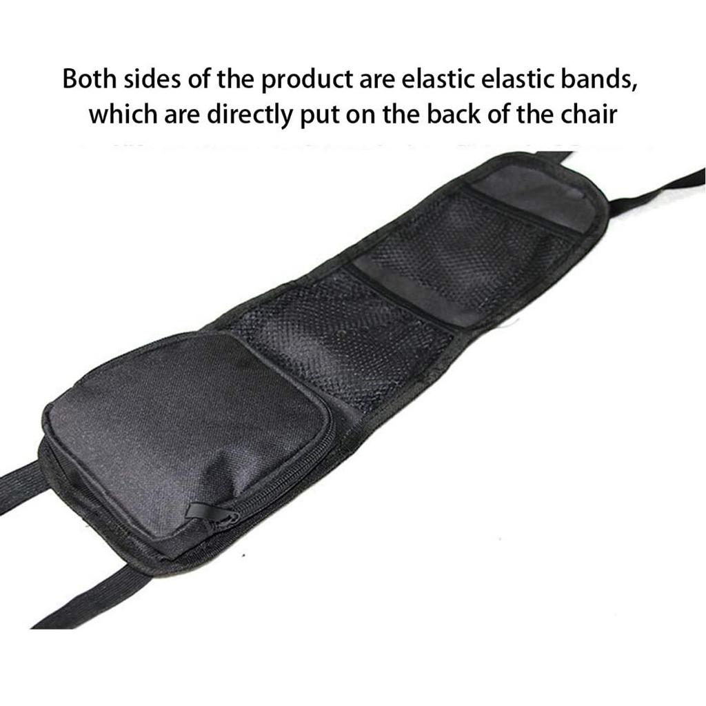 Auto Car Seat Side Net Mesh Storage Bag Key Phone Holder Pocket Organizer Red