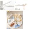 2/3/4-Tiers Jewelry Organizers Display Stand with Tray Plastic Necklace Earring Holder Jewelry Storage Display Tower