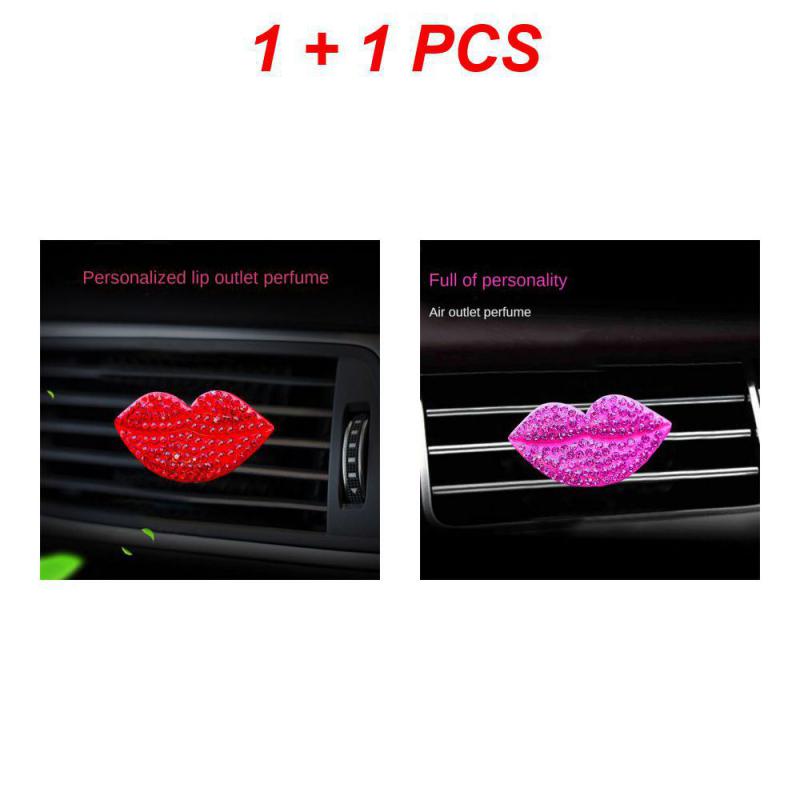 

2шт. Модная универсальная простая установка, инкрустация стразами, зажим для духов в салоне автомобиля, нежный креативный
