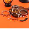 Teschio Spaventoso Zucca Denti da Vampiro Bracciale Ciondolo di Halloween