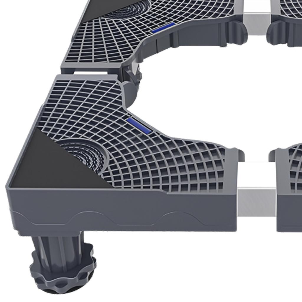 Laundry Pedestal Adjustable Washer and Dryer Stand Multi-Functional Washing Machine Stand for Dryer Refrigerator Washing Machine