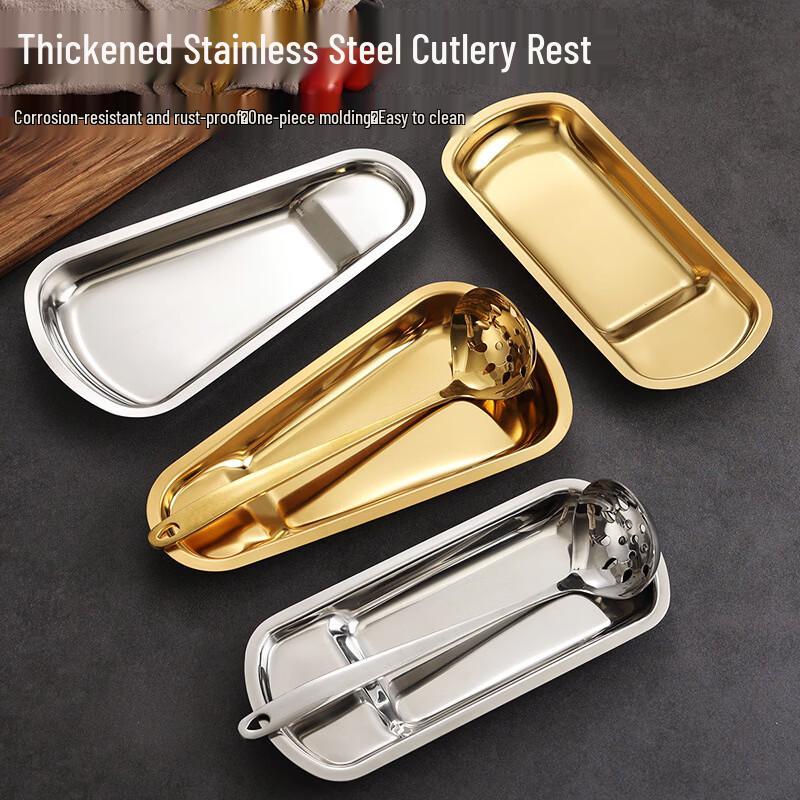 Gold Stainless Steel Buffet Serving Rack