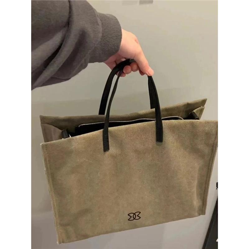 Shiling Lightweight Tote Bag Women's 2025 New Shoulder Crossbody Bag Versatile Large Capacity Commuter Handbag