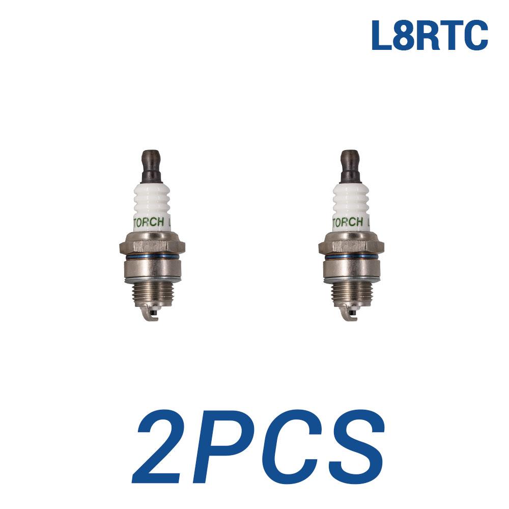 

2-8PCS Solid Terminal Candles Replace for BPMR8Y BPM8Y Champion RCJ6Y Brisk PR15YC Kawasaki 920702115 Spark Plugs TORCH L8RTC 2 pieces with box