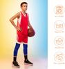 1Pair Kids Long Compression Boys Leg Sleeves Non Slip UV Protection Thigh Calf for Kids Boy Girl Youth Legs Sleeve Running Sport