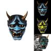 Bunte und furchterregende Hannya Harz Teufelsmaske für Halloween und Cosplay-Veranstaltungen