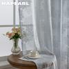 1PC NAPEARL Simple and Versatile Solid Color Sheer Curtain Jacquard Ring Type Tulle for Living Room Bedroom Balcony Window Home Decor