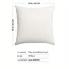 4-piece Floral Polyester Decorative Pillowcase Set, Featuring a Christmas Scene - Machine Washable, Ideal for Daily Use