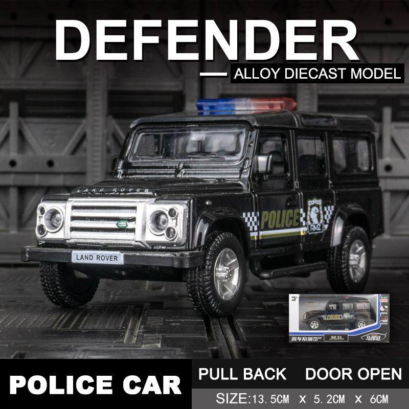 1/36 Police Car Series Alloy Diecast Models Car Toy For Gifts Collections Decorations