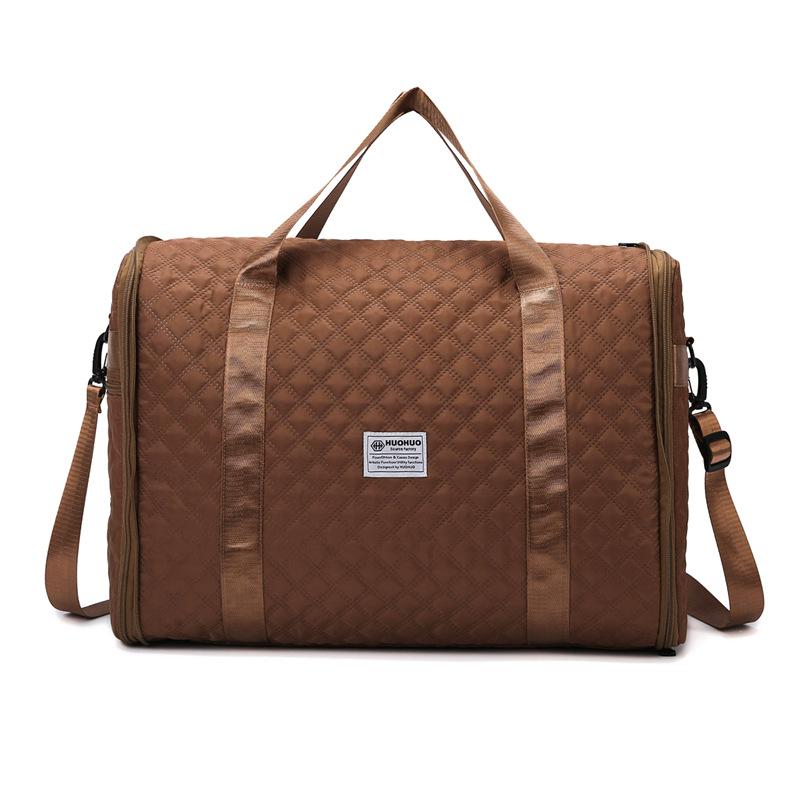 New simple sports handbag men s and women s training fitness bag foldable wet and dry separation lightweight travel bag