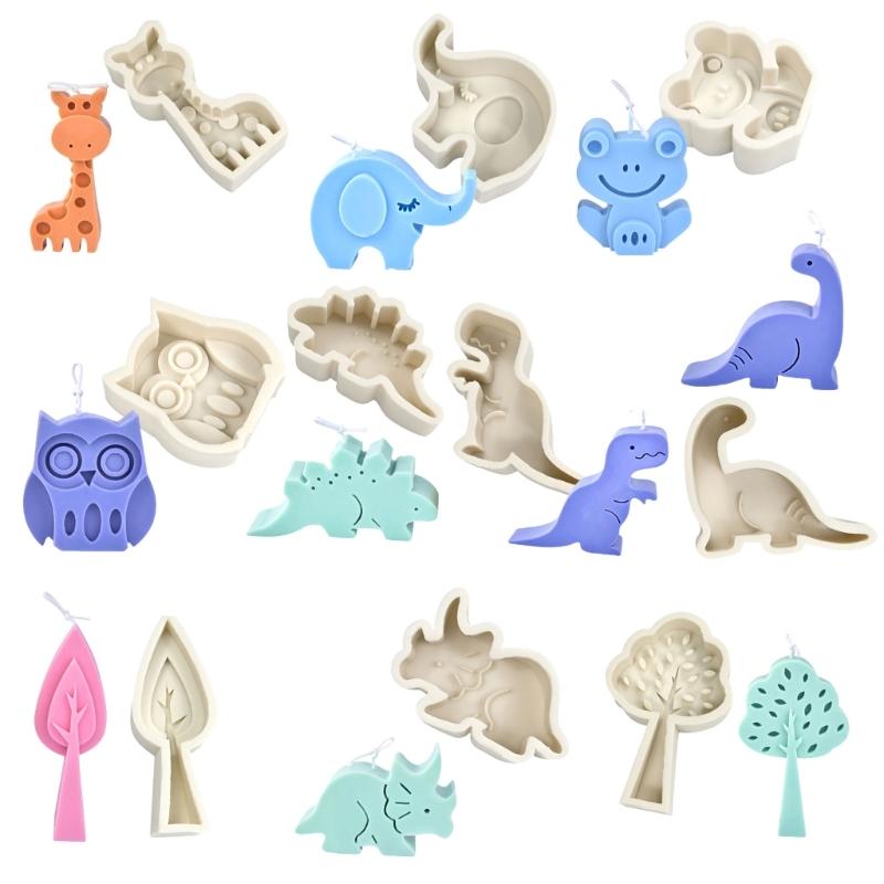 Flexible Silicone Mold Handmade Scented Candle Mould Irregular Shape Aromatherapys Jewelry Mold Home Decorations
