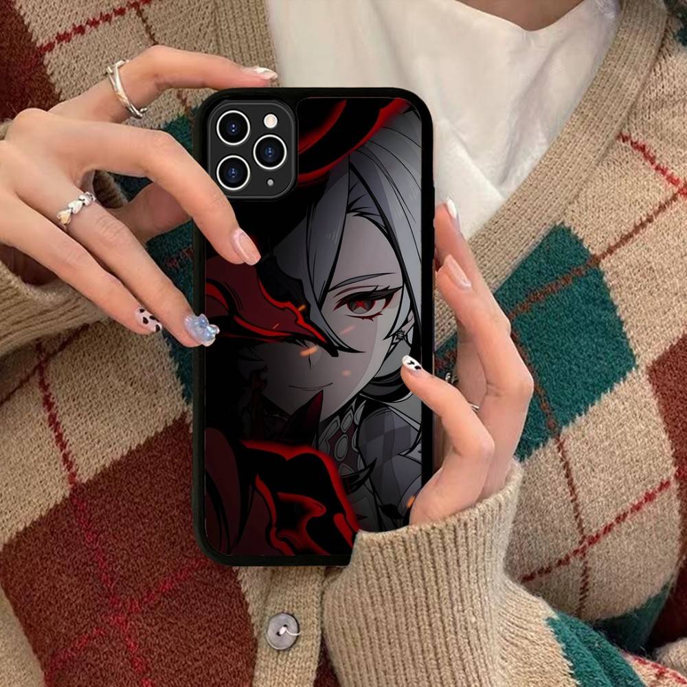 

Hot Game G-genshin Anime I-impact Phone Case Silicone PC+TPU For For IPhone 11 12 13 14 15 16 Plus Pro Max Cover iPhone 12