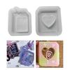Resin Silicone Molds Quicksand Casting Molds Epoxy Resin Shaker Mold for Jewelry DIY Crafts Making Resin Pendant Mold
