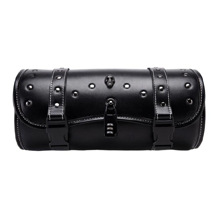 Motorcycle Storage Pouches Saddlebag PU Leather Tool Bag Fork Handlebar Front Fork Daily Commute Storage Bag 1
