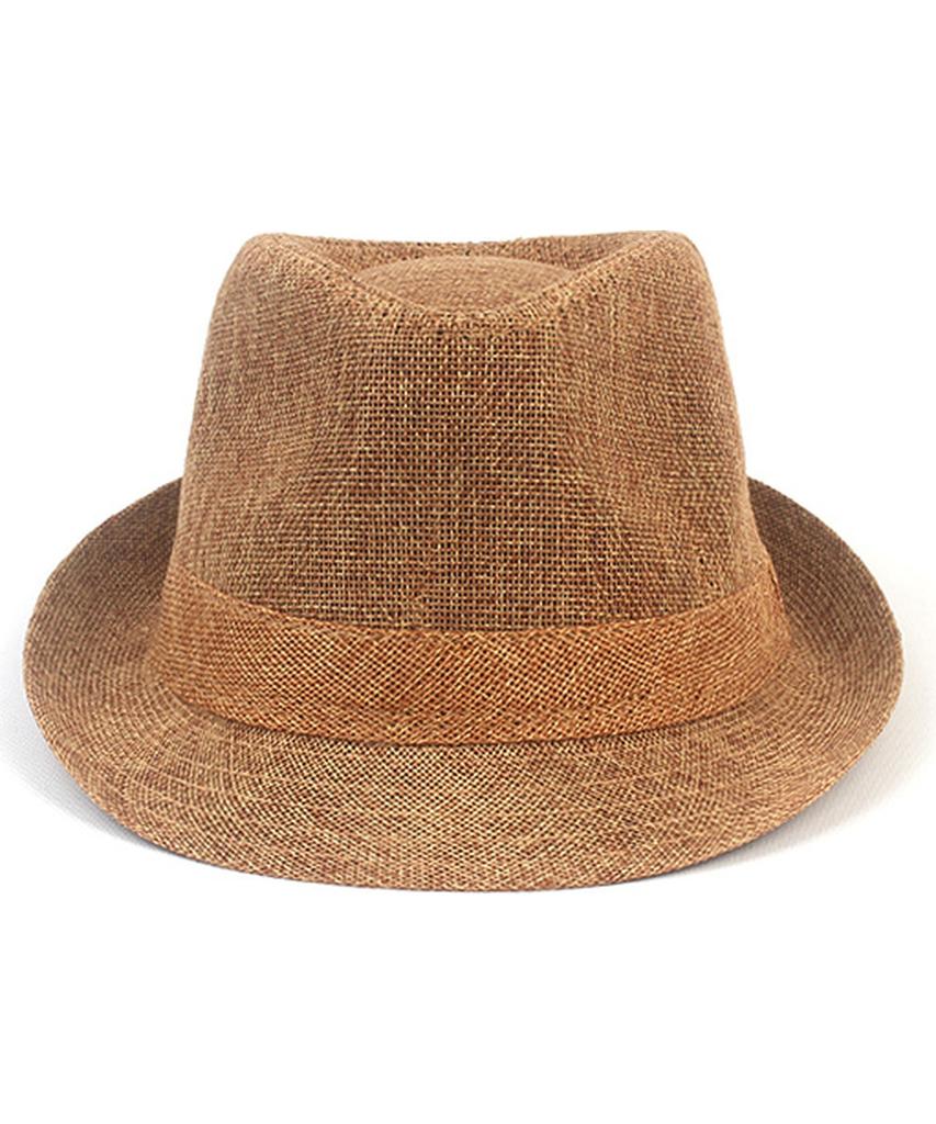 Yunibeosyeolkemiseuteuli Bu Summer Line Brown Fedora Summer Fedora