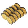 10PCS Clear Markings PVC Number Tubes PVC Material Wire Marking Sleeves  Electrical Network Wiring