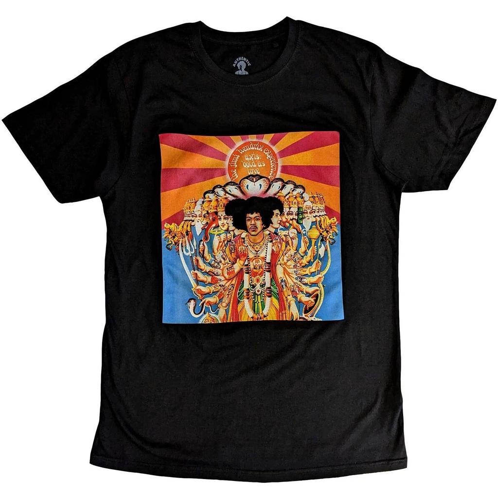 Jimi Hendrix Axis Bold As Love Merchandising Ufficiale T-shirt 100% Cotone Magliette Uomo Top M/L/XL Nuova
