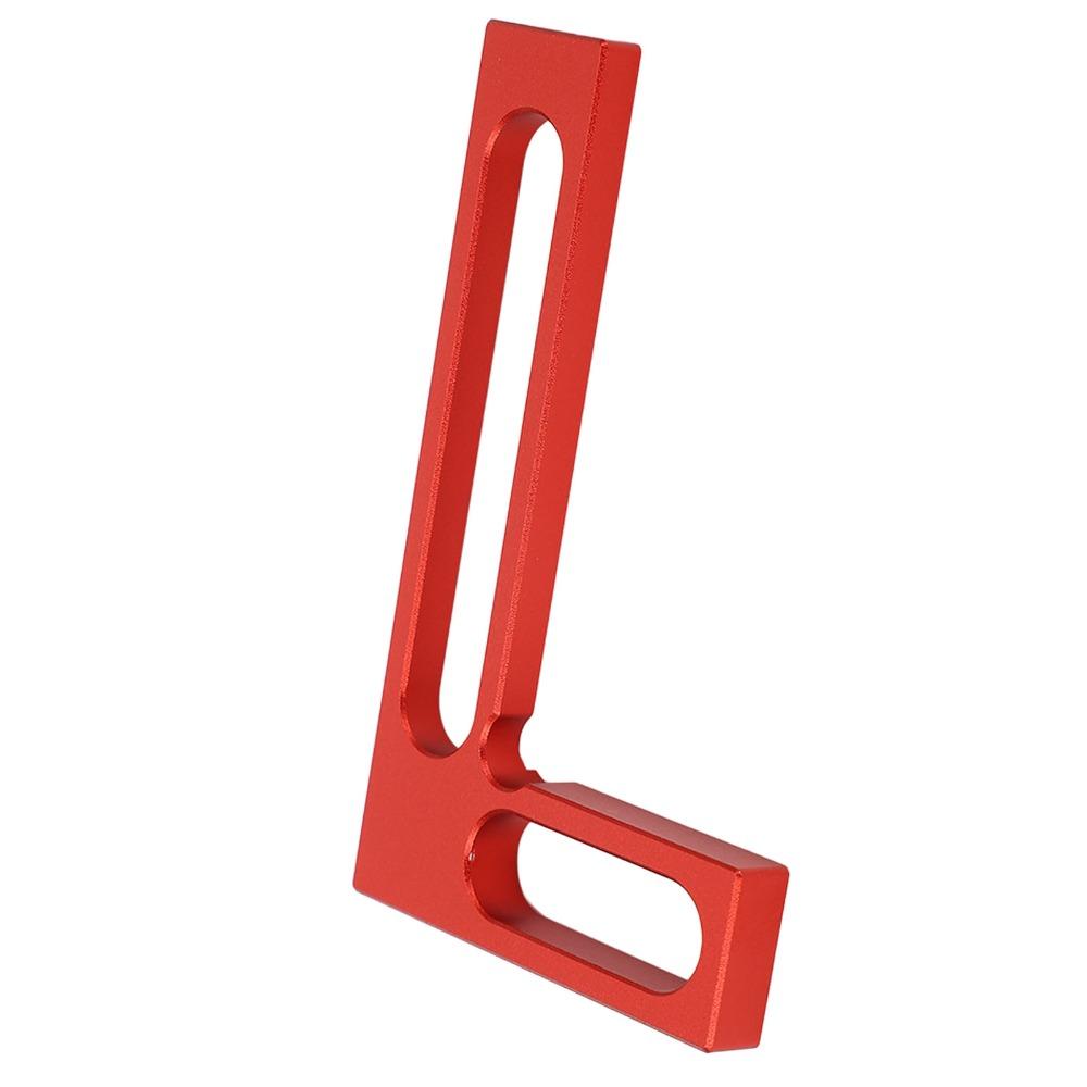 Aluminum Alloy Right Angle Ruler L Shape Design Machinist Square Measuring Square  Woodworking Use