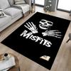 1pc Misfits Skeleton Carpet Anti Slip Polyester Floor Mat for office.Bedroom