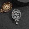 Retro Beauty Head Ins French Badge Gift Brooch