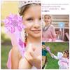 iplusmile 2-Piece Witch Stick Snowflake Magic Wand with Light-Up Lights, Perfect for Girls, Princess Parties, and Photo Props (Blue + Pink)