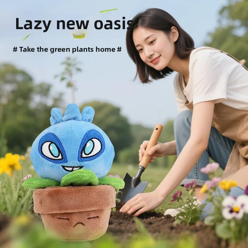 Plants Vs Zombies 2 Sonnenblume Erbsenschießer Topfpflanzen Plüschpuppe Spielzeug Kissen Spielzeug Figuren Weiches Kissen Kinder Geburtstagsgeschenke