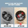 10PCS innovative trash can clips - safe and non slip trash bag holder, stylish divider side clips, convenient for home use