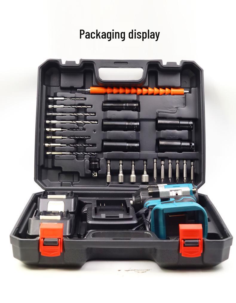 Industrial 500N Brushless Cordless Electric Wrench with Lithium Battery