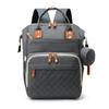 Schoolbag Textured Oxford Cloth Large Capacity Maternal and Infant Bag New Waterproof and Wear-resistant Multifunctional Travel Backpack Mommy Bag 