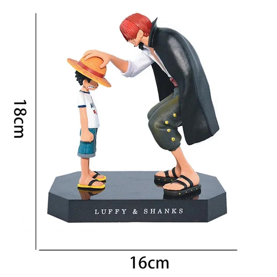 18cm One Piece Luffy Action Figures Model Toys Pvc Monkey Anime Statue Ornamen Birthday Gifts D Poseable Articulated Scale Detailed Movable 2