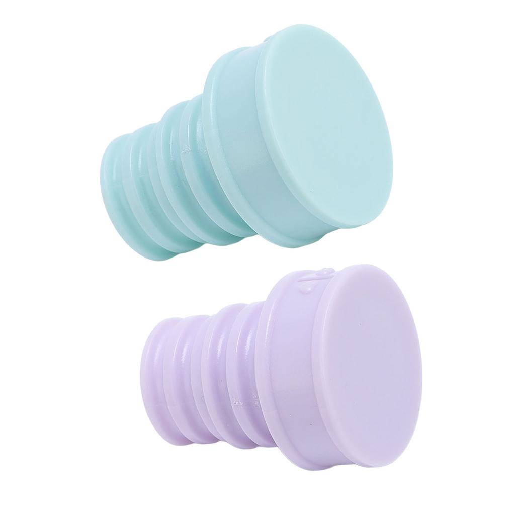 Tragbarer Flaschen-Duschsprühkopf Wassersprüher Flaschenaufsatz mit 4 Stück Gummiringen für Camping