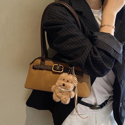 Early Autumn Commuter Style Suede Bag Women's New Fashion High Sense Large Capacity Versatile Shoulder Messenger Bag