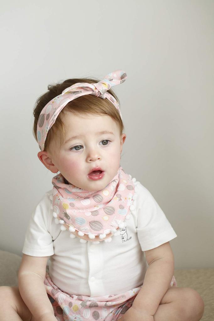 DADWAY MOOMIN BABY Hanky 1 piece APMB006030100 Bib, Momi, White, (x 1)