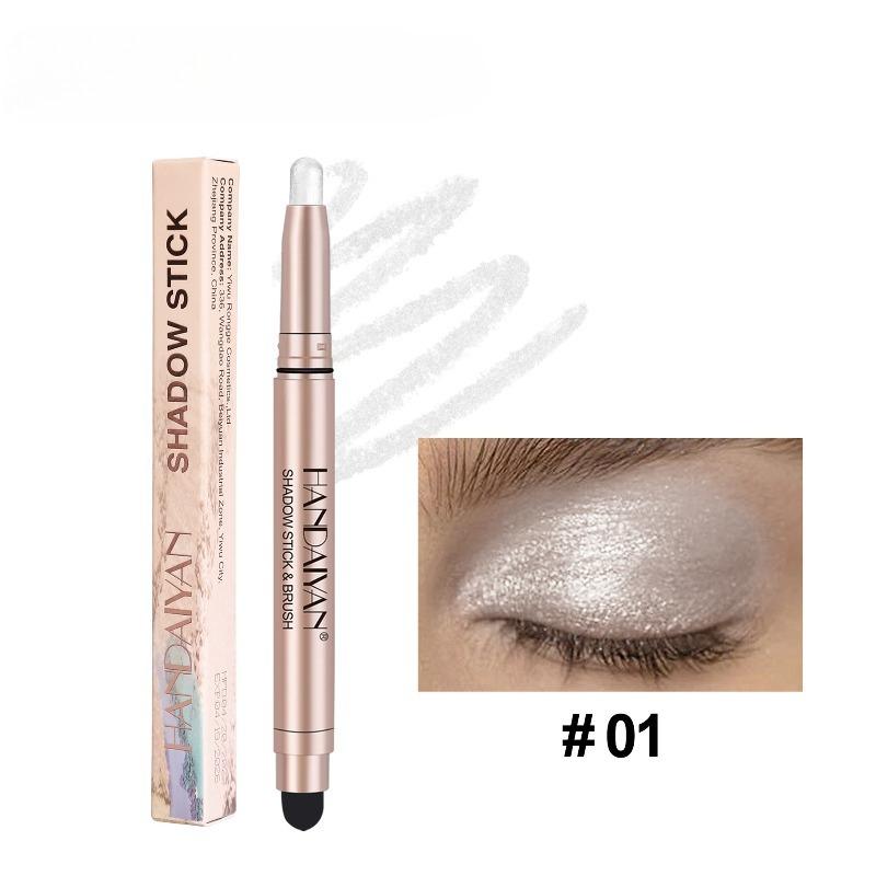 Eye Shadow Double Stick Not Dizzy Catch Highlights Grooming Pen Bead Light Flashes Brighten Eye Shadow