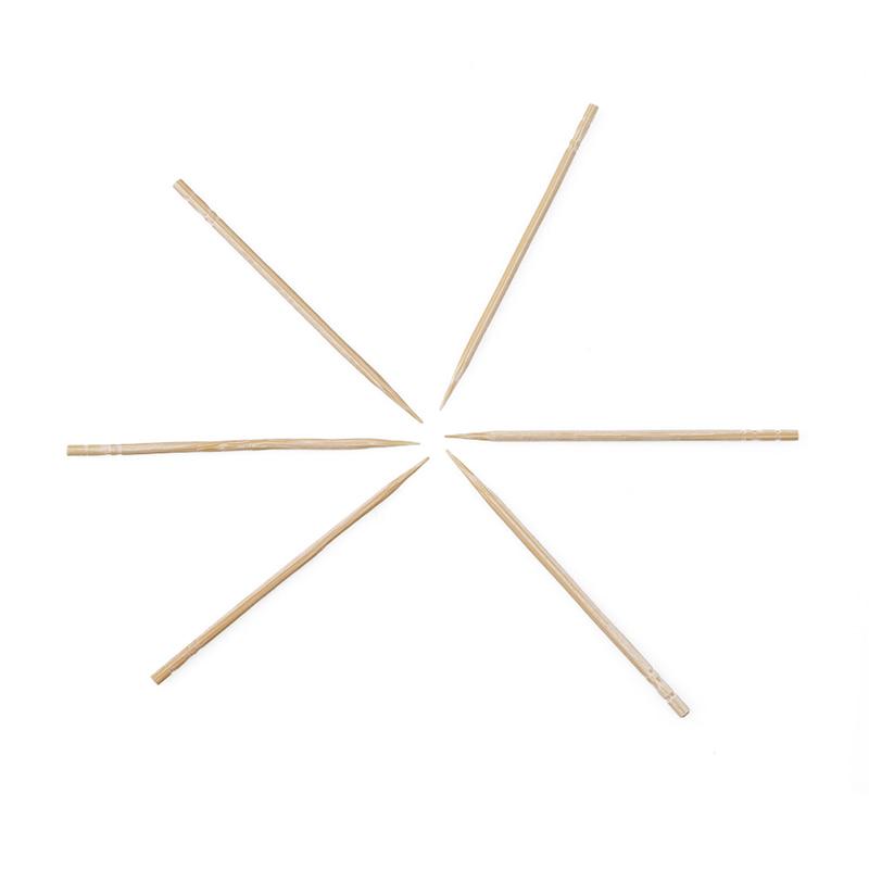 200 Pieces/bag of Wooden Tandenstokers Dental Natural Bamboo Toothpicks for Household Toothpick Tools.