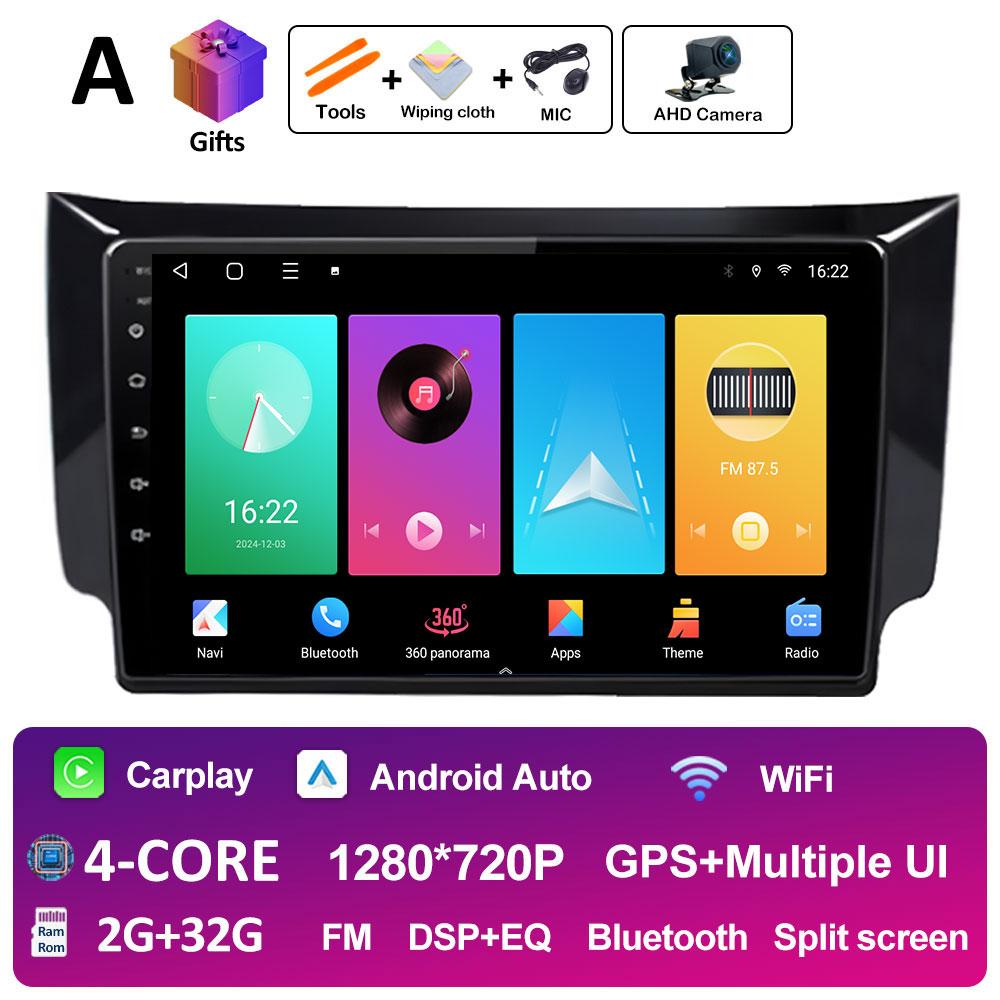DSP Stereo Wireless Carplay For Nissan Sylphy B17 Sentra 12 2012 2013 2014 2015 - 2018 WIFI Car Audio Video Multimedia Player BT