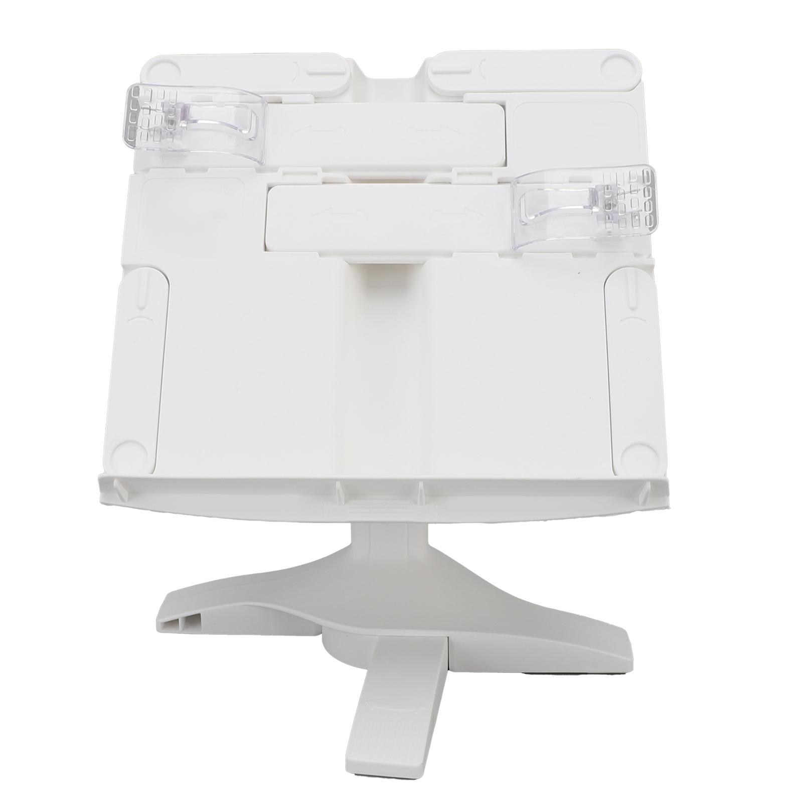 

Подставка для чтения книг, регулируемая подставка для чтения, держатель для книг, легкая складная настольная подставка для книг белый