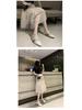 Women's 2025 Summer Korean Style Pointed Toe Closed Slippers with Belt Buckle & Chunky Heel