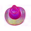 Cosplay Party Hats Neon Halloween Hats Colorful Western Cowboy Hat LED Luminous Cowboy Hat  Kids