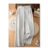 Fashion loose wide-leg pants women's summer linen narrow straight-leg pants 1116 new high-waisted drape versatile casual pants