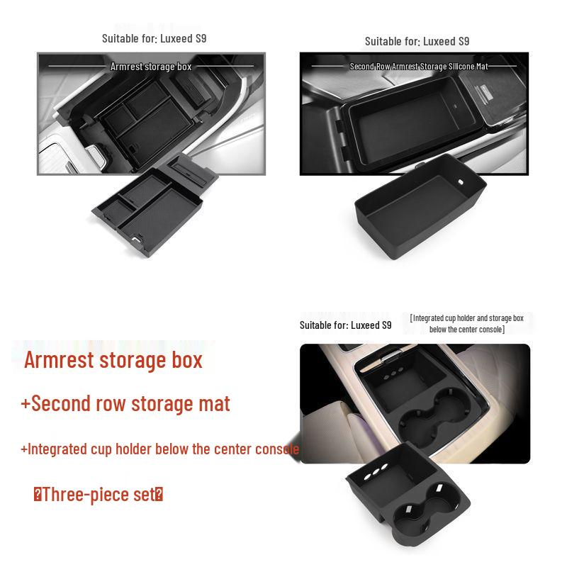 S9 Armrest Box Organizer: Central Car Storage & Interior Decor