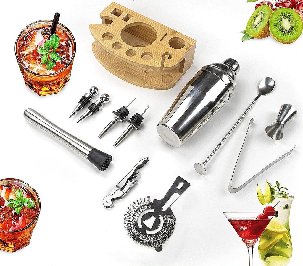 Chester Chrome Bartender Set, 12 Pieces