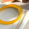 Elegant Chinese Style Jingle Bracelet: Ice-Transparent, Non-Fading Round Bangle Collection
