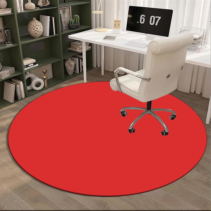 Colorful Round Carpet Chair Cushion Round Entryway Rug, Soft Round Rugs for Living Room, Bedroom, Circle Carpet Decor Gifts