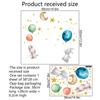 Bunny Balloons Glow-In-The-Dark Star Wall Stickers Cartoon Wall Stickers Glow-In-The Dark