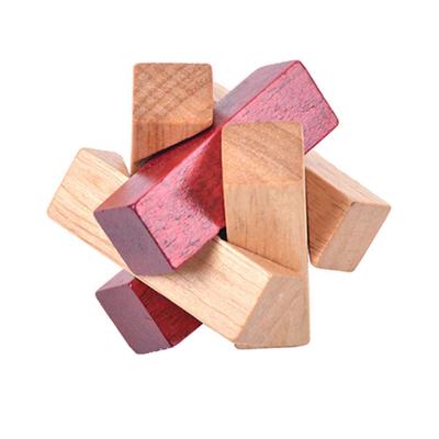 Ξύλινο Γρίφος Κόμπων Brain Teasers για Ενήλικες Και Παιδιά Εκπαιδευτικό 3D Ξεκλείδωμα Αλληλοσυνδεόμενο Τεστ IQ Ιδανικό Δώρο Αγόρια Κορίτσια
